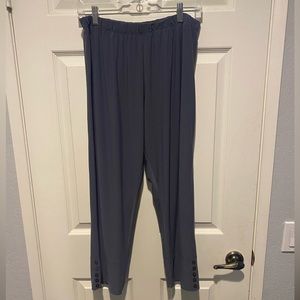 Slate, gray stretch pants
